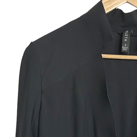 ATHLETA Cosmic Black Blazer Jacket Stretch Work Travel - Picture 6 of 15